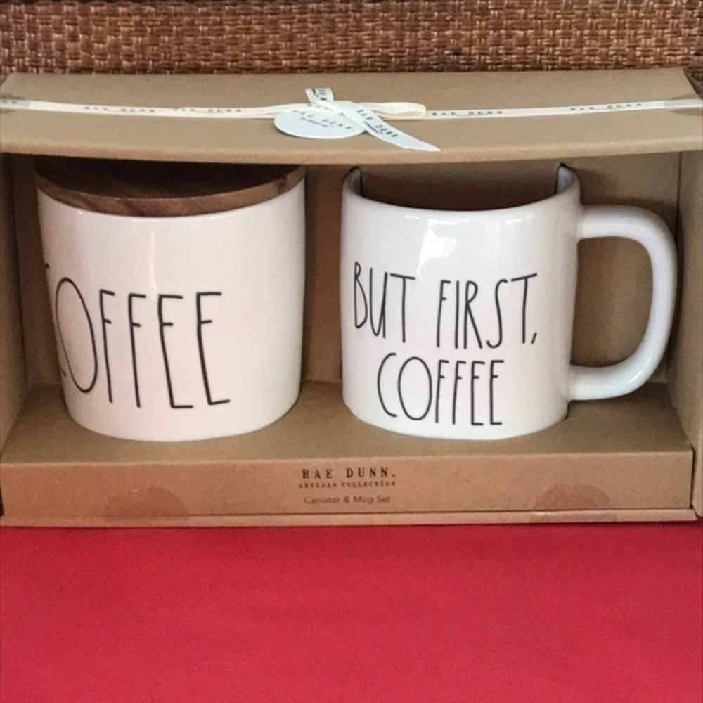 Rae Dunn, ‘Coffee/First’ bundle. NWT